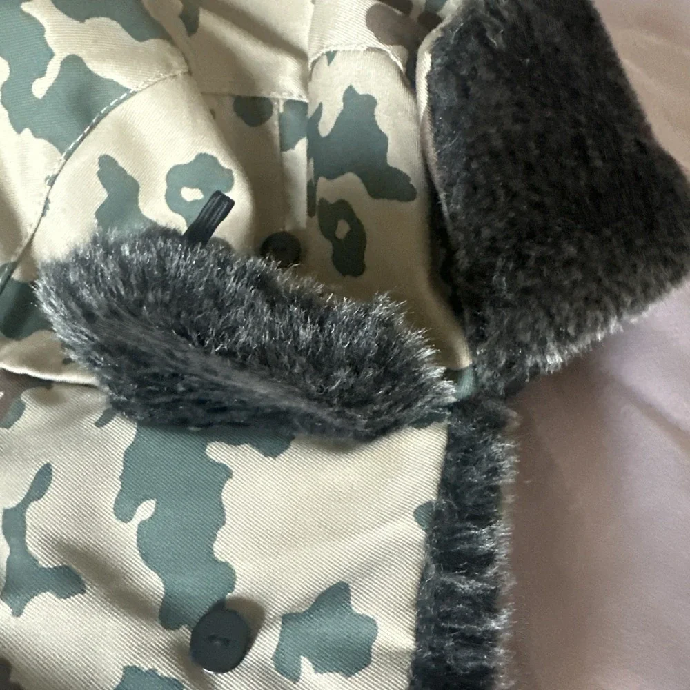 BSB‎ Size L/XL Camouflage Trapper Hat Hunting Faux Fur Lined Strap Outdoor